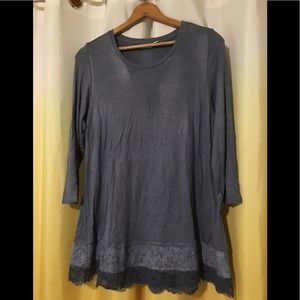 💕3 for $30 LOGO by LOri Goldstein Blue XL